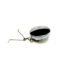 Domed 1/2" Chrome Fuel Cap Vented With Chain Fits Many Custom Tanks. Fixed Price $16.24.