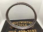 Vintage Harley Sportster 40 Hole Front Wheel Rim Hamburger Drum 43003-64 19" Oem. Fixed Price $75.00.