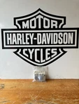 Harley-davidson "eagle Iron" Footrest End Caps (two) Nos 50887-89T. Fixed Price $14.37.