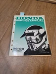 Vintage Oem Dealer Honda 1986-88 XR250R Service Manual 61KT102 "126". Fixed Price $30.53.
