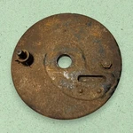 Vintage Bsa Gold Star Plunger Frame Rear Brake Plate A10, 7,5/8". Fixed Price $46.91.