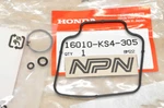 Nos Honda CH125 CH150 CH250 CN250 Carburetor Gasket Set 16010-KS4-305. Fixed Price $54.99.
