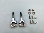1999-2014 Yamaha V-star 1100 650 Polished Handlebar Risers Mounts Road 1600. Fixed Price $138.57.