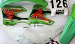 2002 Kawasaki KX125 Plastics Body Kit Fenders Fairings Cowls. Fixed Price $129.65.