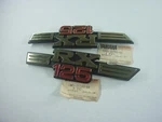 Pair Nos Genuine Oem Yamaha Side Frame Cover Emblem Badge Rh Lh. Fixed Price $348.98.