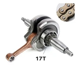 Crankshaft Euro I 17T Yamaha YBR125 TTR125 5VL-W1140-00-KD. Fixed Price $139.22.