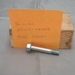 New Suzuki 09103-08043 Bolt, Lower Frame, Seat 1979-2008. Fixed Price $8.45.