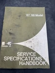 1987-1988 Kawasaki Service Specifications Handbook 99926-1012-01. Fixed Price $14.99.