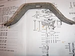 Nos Genuine Harley 45 Servi -car Top Motor Mount 16855-51. Fixed Price $49.95.