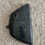 73-76 Kawasaki H1 Kh 500 Right Side Body Panel Cover Oil Tank. Fixed Price $46.00.
