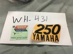 Genuine Yamaha Parts Left Hand Side Fuel Tank Sticker YZ250B 1975 483-24161-00. Fixed Price $35.89.