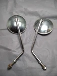 Kawasaki KH250 H1 S1 S2 A5 KH500 G3TR F6 F7 Back Mirror Nos Pair. Fixed Price $145.00.
