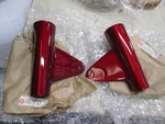 Yamaha Oem Upper Fork Cover Headlight Mount Set L+r - #63 Red CS3. Fixed Price $99.95.