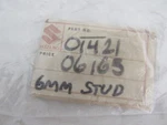 Genuine Suzuki Stud Bolt 01421-06165 / 01421-0616A Motorbike Engine Part. Fixed Price $6.88.