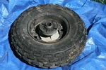 1973-75 Suzuki Rv 90 Oem Rear Tire & Rim Hub. Fixed Price $153.09.