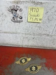 1970 Suzuki Tank Emblems. Fixed Price $59.95.