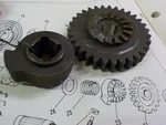 Aermacchi 125 Mls "new Old Stock" 72 Kick Start Gear Kit #33346-68P. Fixed Price $25.00.