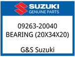 Suzuki Oem Part 09263-20040 Bearing. Rh. Fixed Price $51.00.