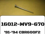 Honda Jet Needle,factory Original, Fits 1991-'94 CBR600F2,16012-MV9-670. Fixed Price $9.98.