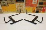 Harley Panhead Hydra-glide Knucklehead Royalite Saddlebag Carriers Brackets Rare. Fixed Price $250.00.