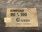 Kawasaki GS33-A G3TR-A Series 90 100 Owners Manual (#61 *. Fixed Price $49.99.