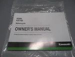Kawasaki Oem Owners Manual KX85CG KX100FG 99987-1873. Fixed Price $19.95.