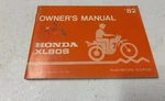 Oem Honda 1982 XL80S Owners Manual Operators. Fixed Price $42.50.