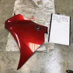 Oem Honda VFR1200F Candy Red Left Middle Fairing Cowl New 64320-MGE-000ZC. Fixed Price $400.00.