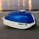 1968 1969 1970 1971 Honda Gas Tank Sapphire Blue White Oem. Fixed Price $250.00.