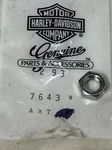 Harley Davidson 3/8"-16 7/32" 9/16" Hex Jam Nut Steel Oem 7643W Robison Hd. Fixed Price $9.99.