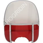 DS-710317 Harley Davidson Panhead Shovelhead Flh Red Beaded Windshield. Fixed Price $304.95.