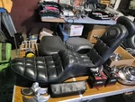 Harley Davidson Vintage 1970 Chopper King & Queen Seat Fxs Fxe. Fixed Price $550.00.