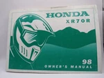 Nos Honda 1998 Genuine Factory Owner's Manual 31GCF610. Fixed Price $15.91.
