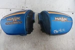 Honda CB400A Hawk Side Covers Left And Right 83700-413-00 83600-413-00. Fixed Price $106.45.