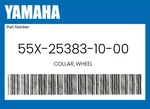 Yamaha Genuine Collar, Wheel 55X-25383-10-00. Fixed Price $77.12.
