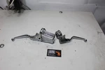 91-95 Harley Dyna Softail Chrome Front Brake And Clutch Lever Set. Fixed Price $175.00.
