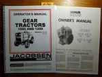 Jacobsen Homelite GT10G GT12G 1000 1200 Gear Tractor Operator Manual + Kohler. Fixed Price $15.99.