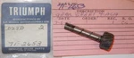 1973-ON Triumph T140 Tachometer Drive Gear, Cable End, Nos 70-5578 = 71-2653. Fixed Price $11.50.