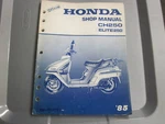 Honda Factory Shop Manual 1985 CH250 Elite 61KM100. Fixed Price $99.94.