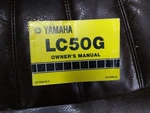 Yamaha Owner's Manual LC50G. Fixed Price $18.00.