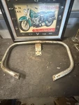 Old Harley Oem Flathead 45 Wl Front Engine Guard Crash Bar 56G. Fixed Price $180.00.