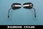 1328 08 Harley-davidson Road King Chrome Left Right Mirrors. Fixed Price $17.94.