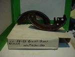 1958-62 Harley Big Twin, Panhead Rear Brake Shoes Replaces 41801-58A. Fixed Price $45.00.