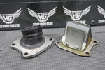 1996 Honda CR80R CR85R Oem Carb Intake Boot Block Assembly Insulator Reeds. Fixed Price $49.99.