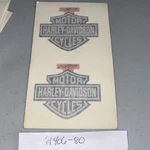 Harley 61406-80 Tank Decal Pair Nos. Fixed Price $50.00.