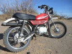 Yamaha GT80 Fuel Tank Plus Motorcycle Itself. 367-26311-02-00, 122-24181-00-00. Fixed Price $1650.00.