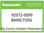 Kawasaki Oem Part 92072-0099 Band,tool. Fixed Price $9.79.