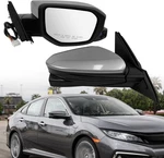 Right Passenger Side Mirror Compatible With Honda Civic 2016-2021 Ex/lx/dx/touri. Fixed Price $237.19.