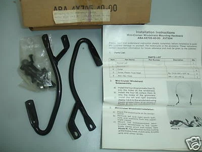 1981 Yamaha XV750 XV-750H Mini Windshield Mount Nos Oem ABA-4X705-40-00. Fixed Price $19.99.