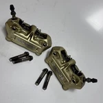 Aprilia RSV1000R Tuono 2006-09 Gold Front Brake Calipers Pt.no AP8133880,8133881. Fixed Price $268.90.